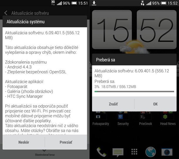 Android 4.4.3 вече достига до HTC One (M7) в Европа