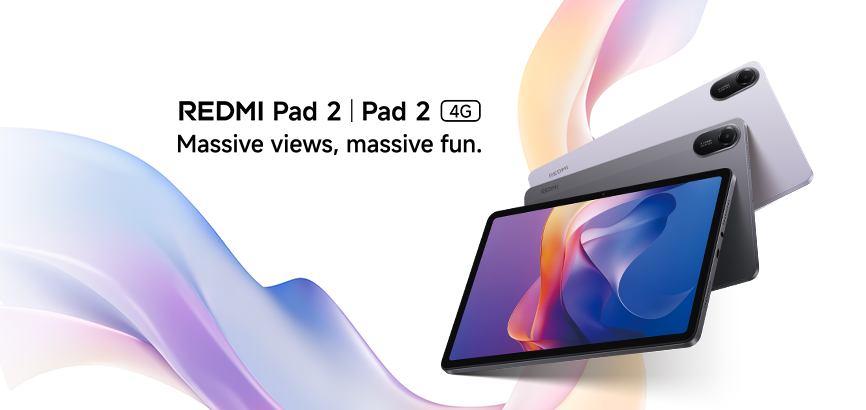 Xiaomi представи Redmi Pad 2 с 90Hz дисплей и 9000mAh батерия (обновено с цена за България)