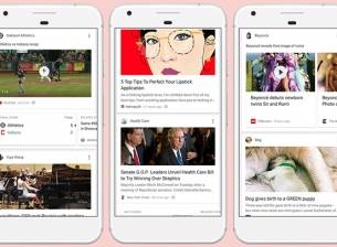 Google подобрява потока с персонализирани новини в мобилното си приложение