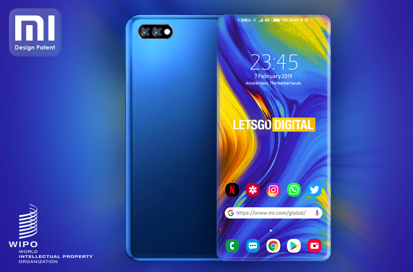 Xiaomi патентова интересен дизайн за смартфон