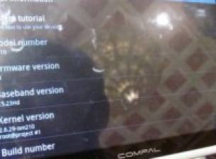 Таблет с Android и от Compal