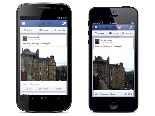 Facebook добави бутон за споделяне в приложенията си за Android и iOS
