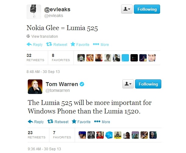 Слух за Nokia Lumia 525