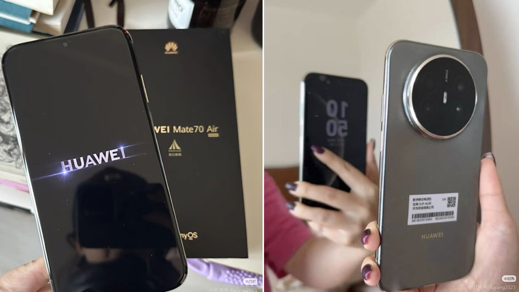 Снимки показват Huawei Mate 70 Air