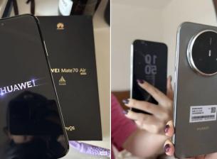 Снимки показват Huawei Mate 70 Air