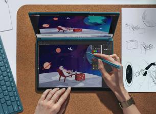 Lenovo Yoga Book 9i предлага два OLED дисплея и много опции за употреба