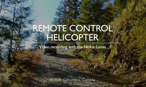 Nokia Lumia 928 полетя и с радиоуправляем хеликоптер