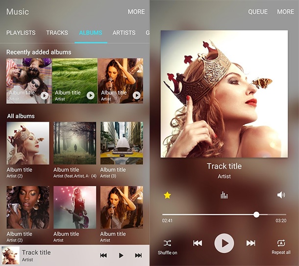 Първата бета на Samsung Music вече е в Google Play