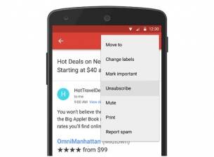 Вече можете да блокирате и да се отписвате от поща директно от Gmail