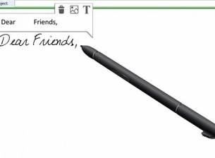 Lenovo WRITEit дава възможност за писане във всички текстови полета