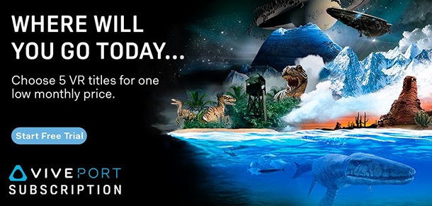 HTC Vive вече предлага абонамент за VR съдържание