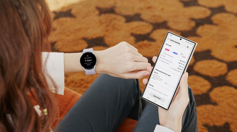 Серията Galaxy Watch5 с разширени функции за проследяване на менструалния цикъл