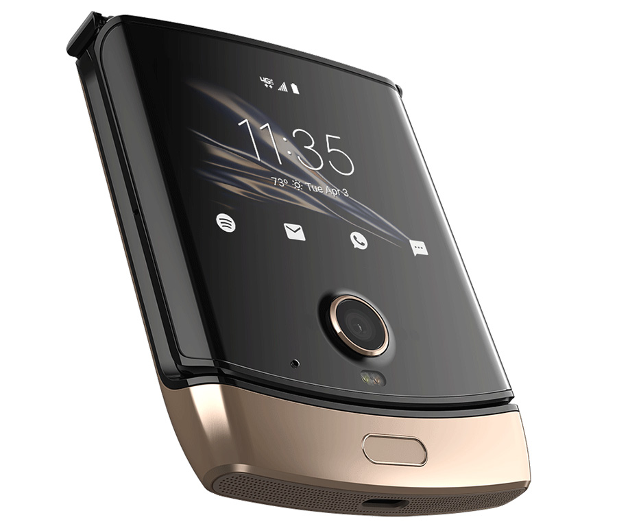 Motorola Razr изглежда атрактивно и в златисто