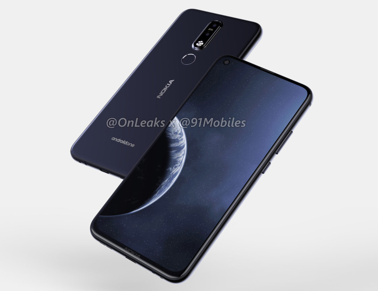 Рендъри на Nokia 8.1 Plus показват дисплей с отвор за селфи камерата