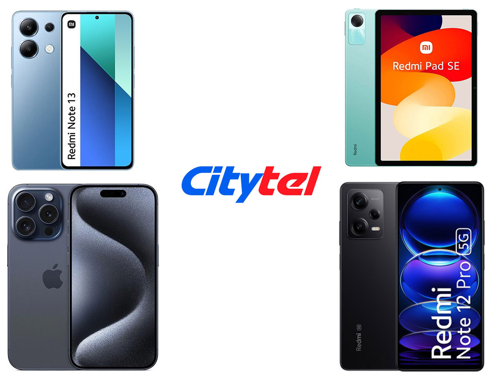 Топ оферти на Xiaomi и iPhone 15 Pro в Citytel