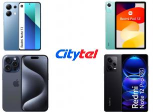 Топ оферти на Xiaomi и iPhone 15 Pro в Citytel