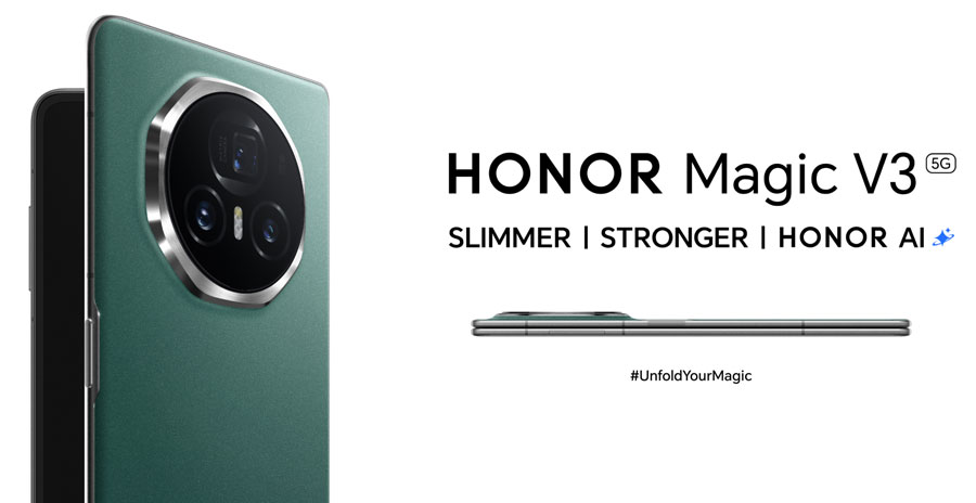 Honor Magic V3 е тънък и мощен