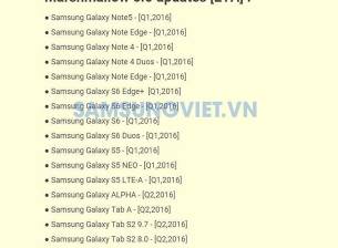 Samsung са променили плановете си за ъпдейт до Android 6.0