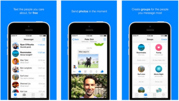 Facebook Messenger за iOS вече поддържа незабавно споделяне на снимки