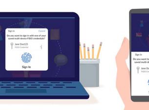 Вписването без пароли в платформите на Apple, Google и Microsoft ще е по-лесно