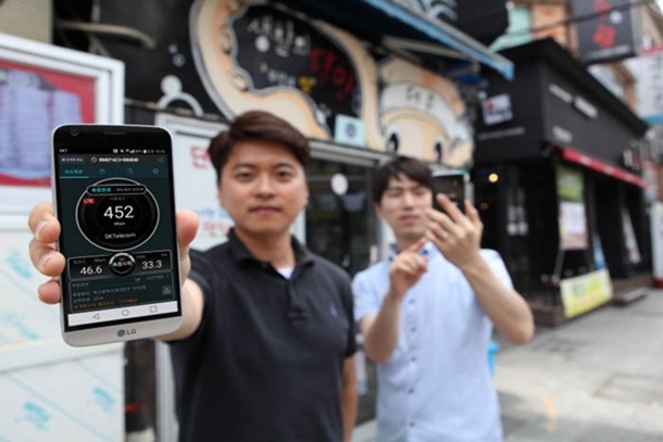 SK Telecom пуска мобилна връзка със скорост 500Mbps