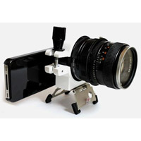 iPhone 4 с външен обектив