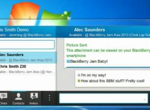 BlackBerry демонстрира версия на BlackBerry Messenger за Windows
