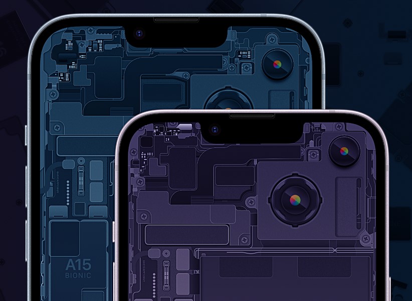 Разнообразете ежедневието си с тези детайлни тапети със схемата на iPhone 14