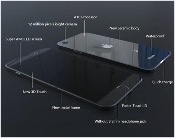 Нови рендери на iPhone 7 от Китай включват керамичен корпус