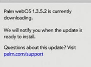 webOS 1.3.5.2 за европейските потребители на Palm Pre