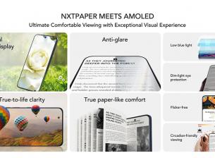 TCL пренася NXTPAPER технологията върху AMOLED дисплеи