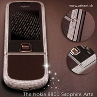 Nokia 8800 Sapphire Arte с диаманти