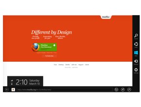 Mozilla вече работи по версия на Firefox за Windows 8