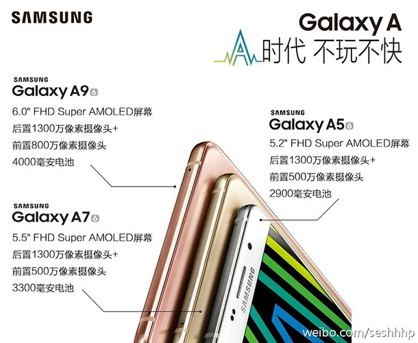 Samsung Galaxy A9 ще предложи 6” дисплей и 4000 mAh батерия