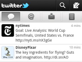 Twitter за Android вече поддържа push известия и работа с няколко акаунта