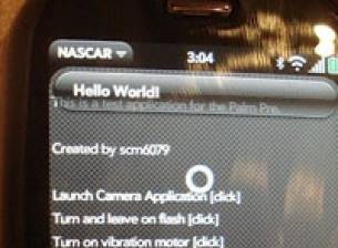 Първо неофициално приложение за Palm Pre