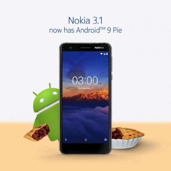 Nokia 3.1 получава Android Pie