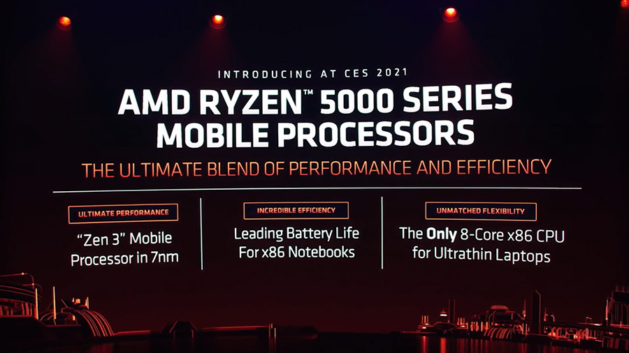 AMD представи процесорите за лаптопи Ryzen 5000