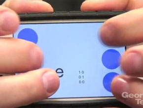 Приложение за сензорни устройства за незрящи потребители