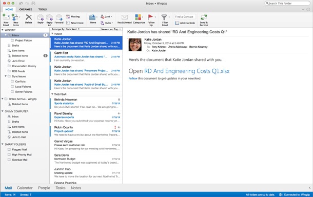 Microsoft пусна освежен Outlook за Mac, обещава нов Office за Mac догодина