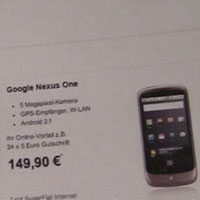 Nexus One ще се предлага за 150 евро от Vodafone Германия?
