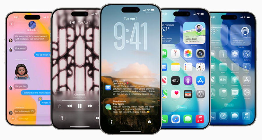 Apple представи iOS 26 с нов дизайн на име Liquid Glass