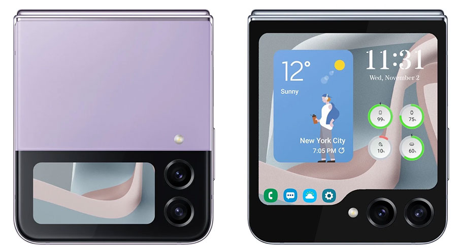 Външният дисплей на Samsung Galaxy Z Flip5 ще получи оптимизирани приложения на Google