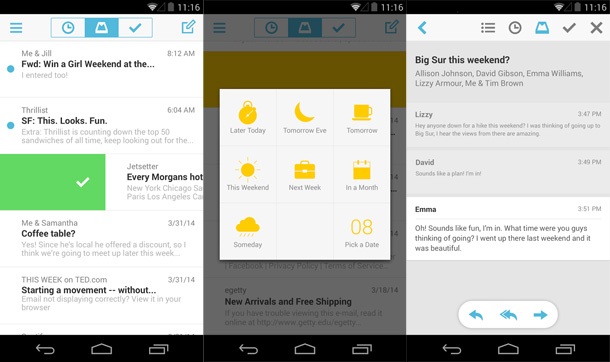 Dropbox пусна версия на приложението Mailbox за Android