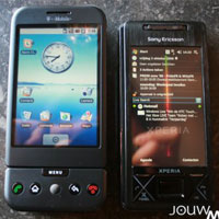T-Mobile G1 срещу Sony Ericsson Xperia X1