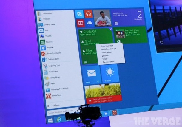 Microsoft връща стартовото меню