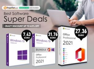 Разпродажба: Доживотен MS Office от 14.13€, Windows от 6.49€ и още софтуер на най-добри цени
