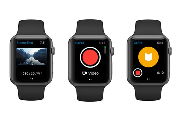 С приложението на GoPro за Apple Watch можете да управлявате екшън камерата