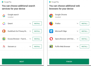 Потребителите на Android в Европа скоро ще могат да избират търсачка и браузър