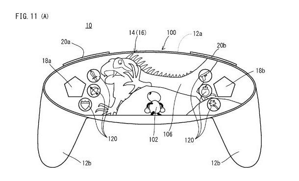 Nintendo патентова игрови контролер със сензорен дисплей